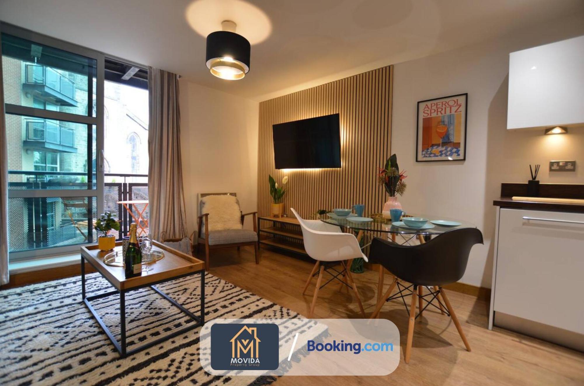 Lgi Stunning 1 Bedroom Apartment By Movida Property Group Short Lets & Serviced Accommodation Leeds  Bagian luar foto
