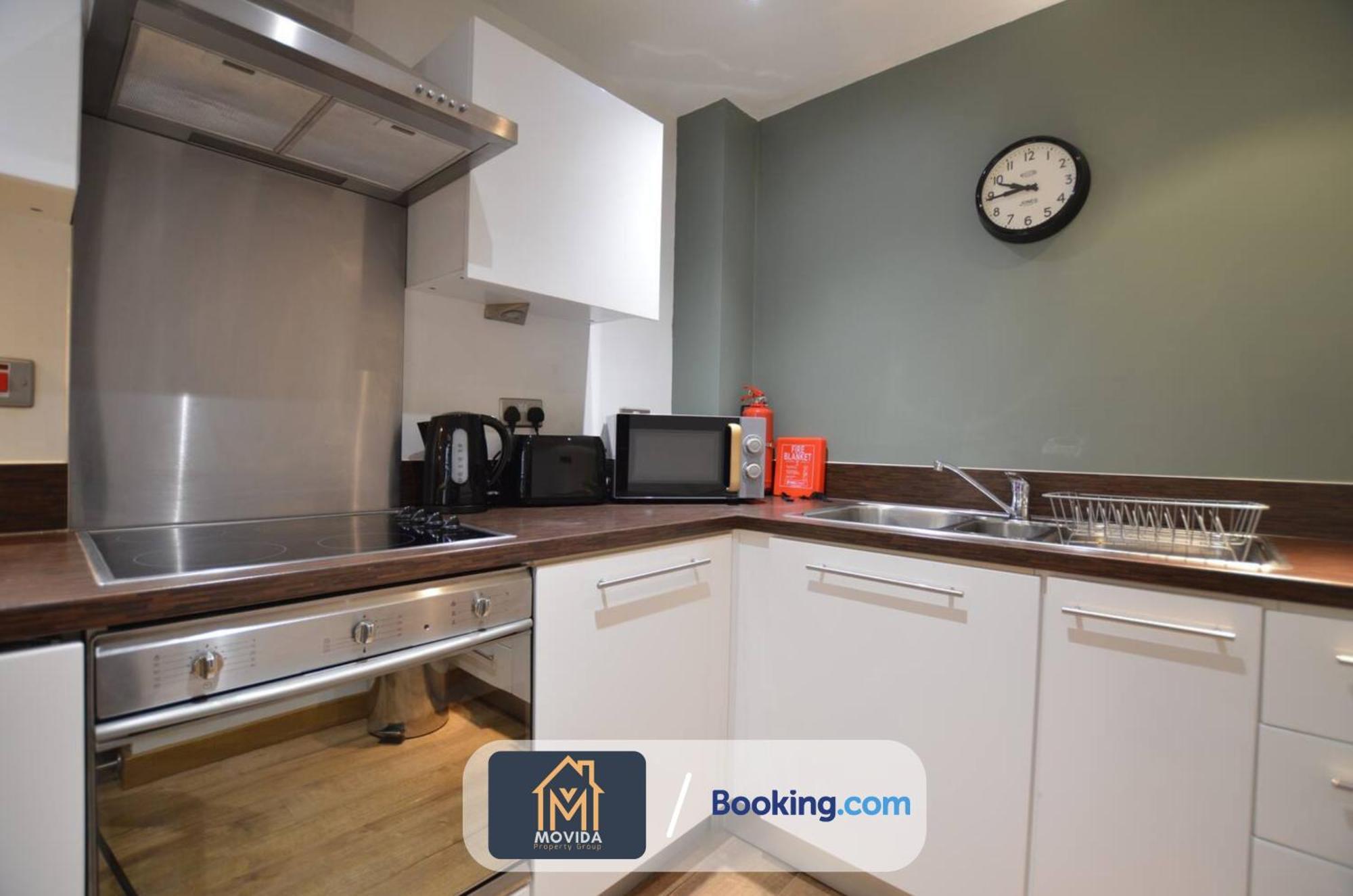 Lgi Stunning 1 Bedroom Apartment By Movida Property Group Short Lets & Serviced Accommodation Leeds  Bagian luar foto